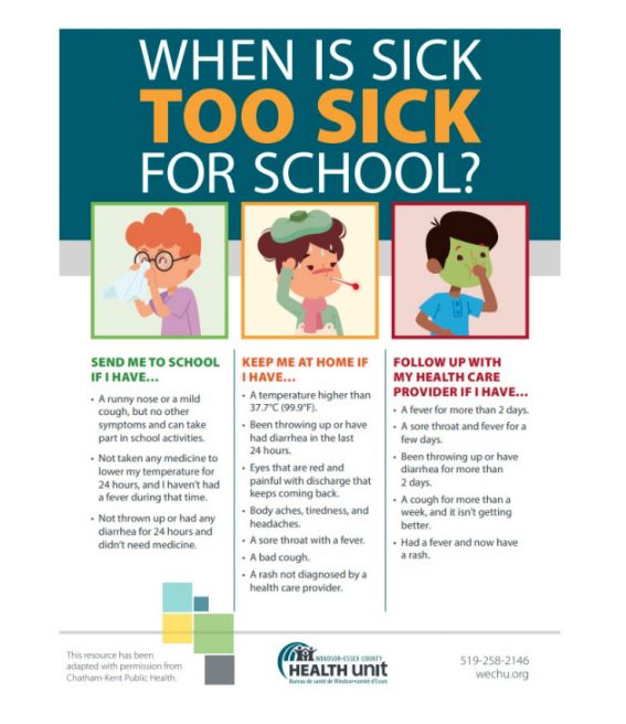 WHEN IS SICK TOO SICK FOR SCHOOL? - The Toy Box Daycare